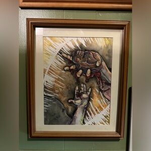 Title "Solace" watercolor original